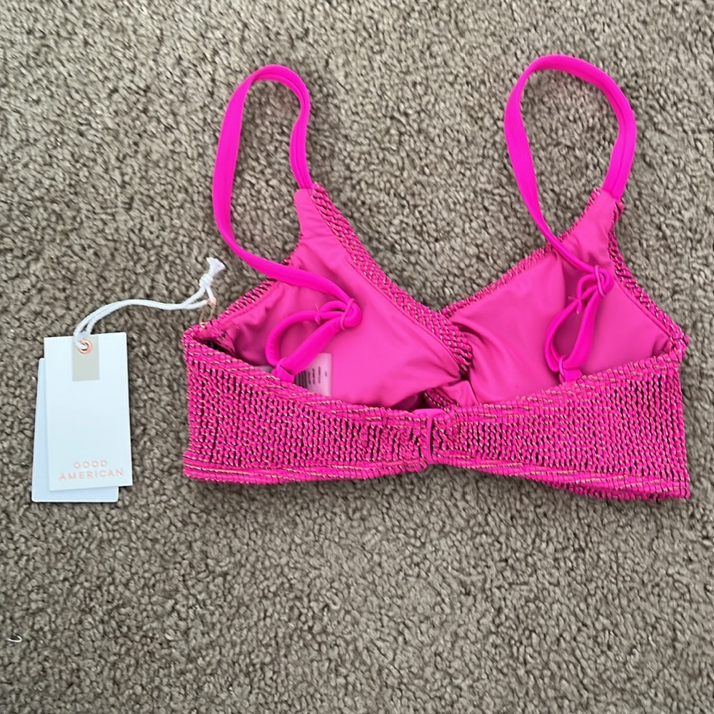 Good American Always Fits Sculpt Bikini Bikini Top, NWT - Picture 6 of 7